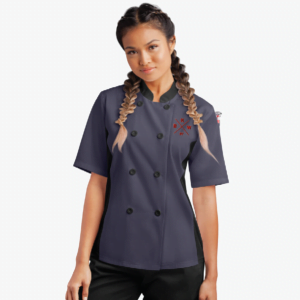 Womens Chef Coat Short Sleeve